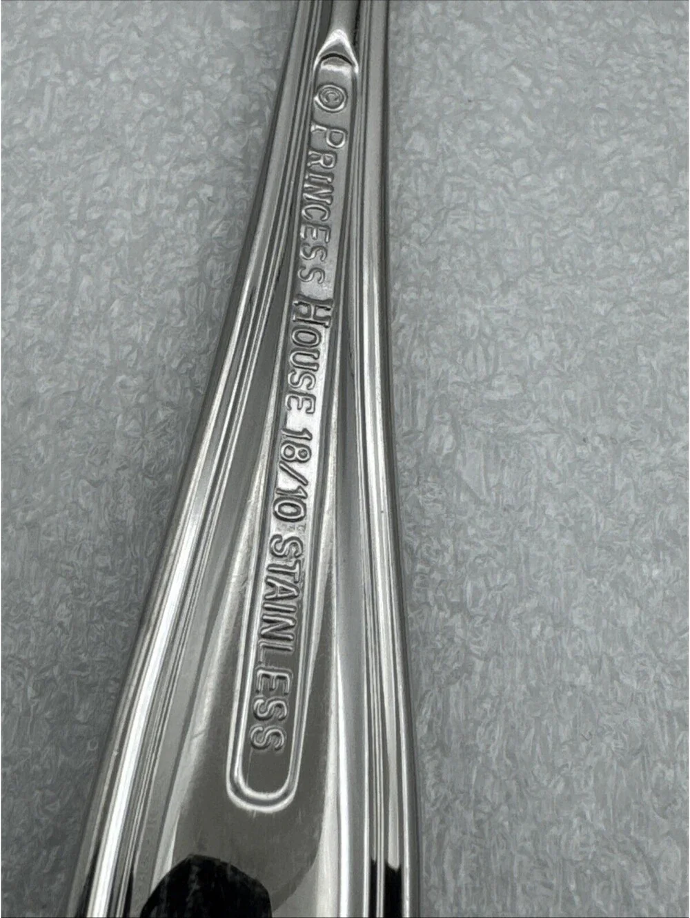 Princess House BARRINGTON 4 Teaspoons 18/10 Stainless Steel Flatware 6-1/4”